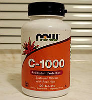 Аскорбиновая кислота витамин с Now Foods C-1000 100 таблеток нау фудс
