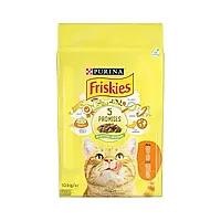 Сухой корм FRISKIES для взрослых кошек с курицей и овощами 10 кг