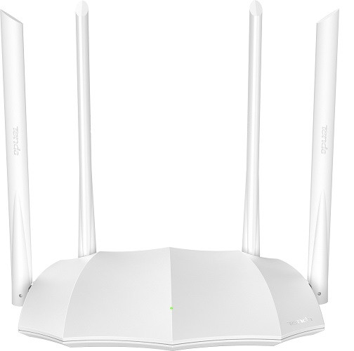 Маршрутизатор Tenda AC5 802.11ac AC1200 дводіапазонний 9В 3xFE/LAN 1xFE/WAN White