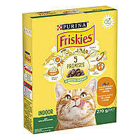 Сухой корм FRISKIES Indoor для кошек, постоянно находящихся в помещении с курицей и индейкой