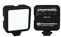 PowerDeWise Лампа для Фото и Видео на Штатив Студийный Накамерный LED свет 6W - Регулируемое Selfie освещение