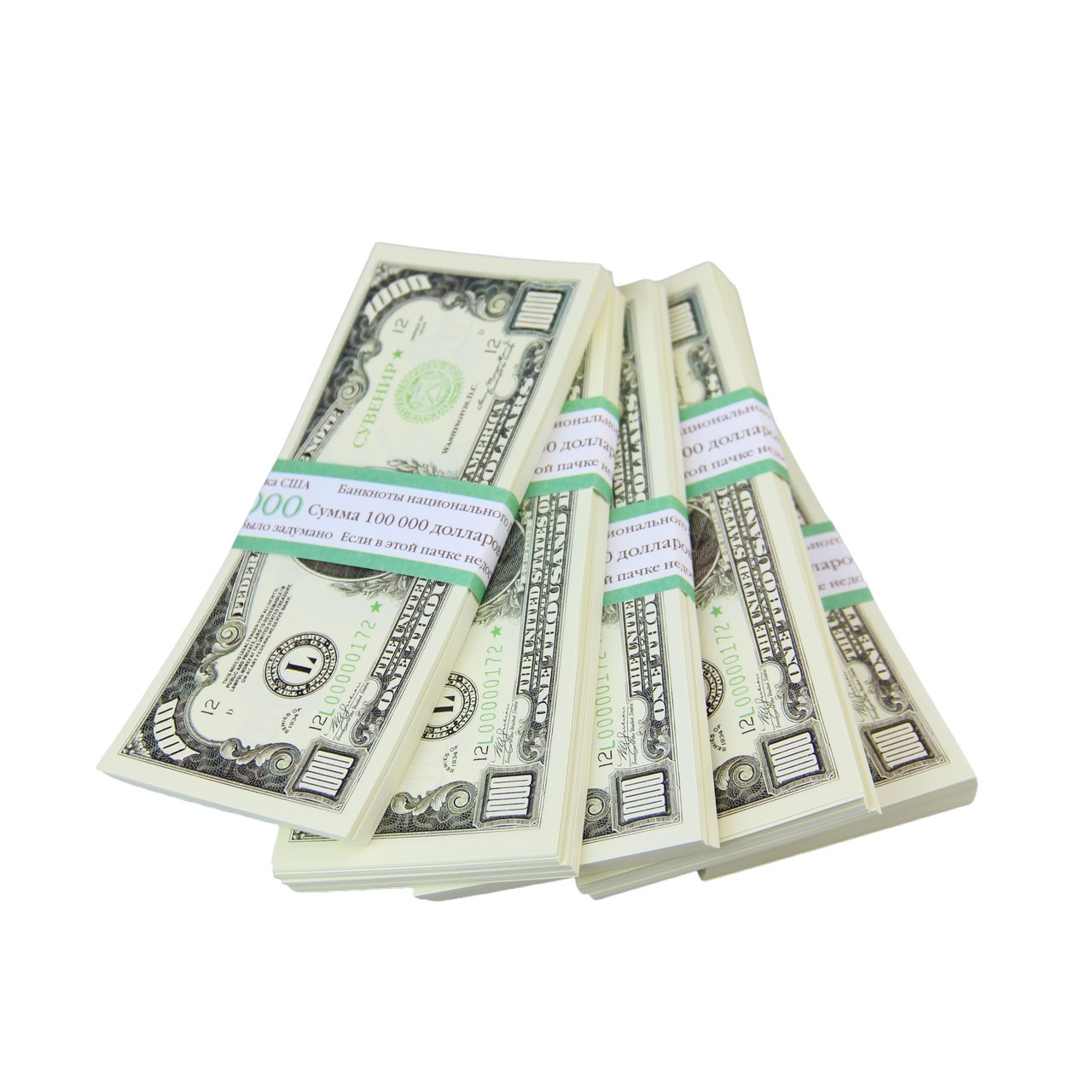 Сувенірні гроші 1000 $ Долар 80 шт, фото 1