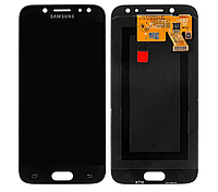Модуль для Samsung Galaxy J5, Samsung J530, черный, дисплей + сенсор