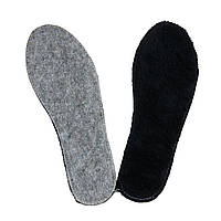 Меховые стельки для обуви зимние мутон на войлоке 36 размер (22,5 см)