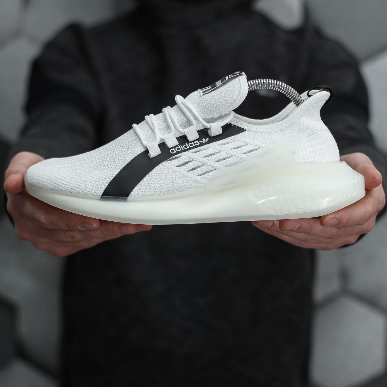 Мужские кроссовки Adidas Alphabounce Beyond White Black ALL11499 - фото 2 - id-p2072038029