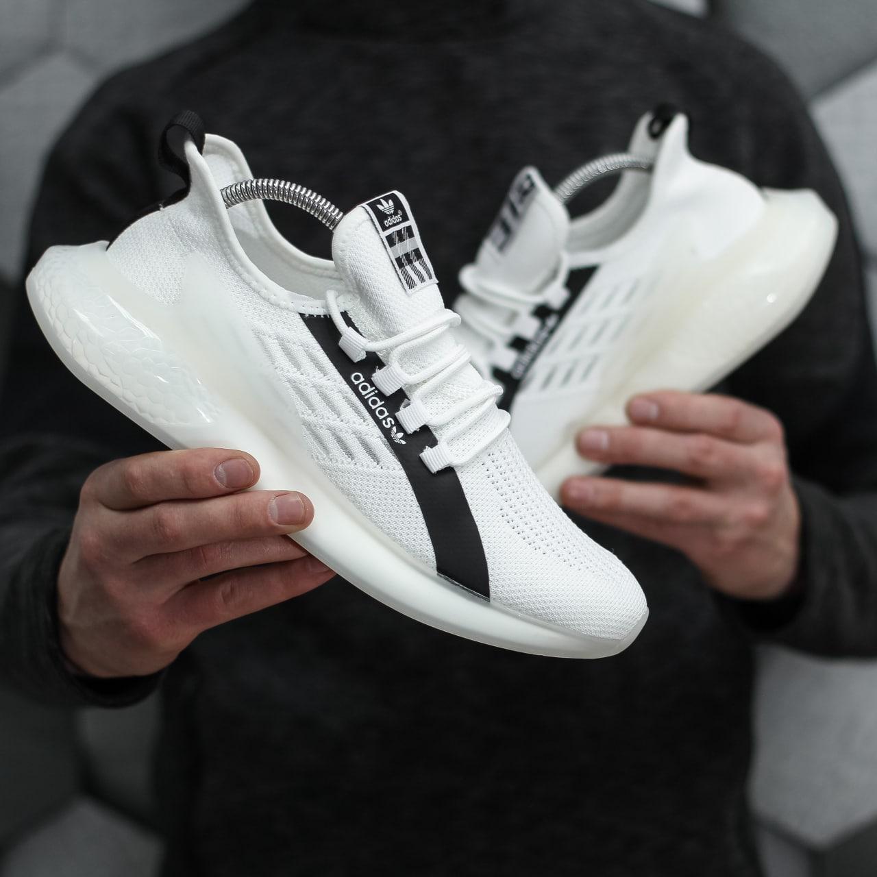 Мужские кроссовки Adidas Alphabounce Beyond White Black ALL11499 - фото 3 - id-p2072038029