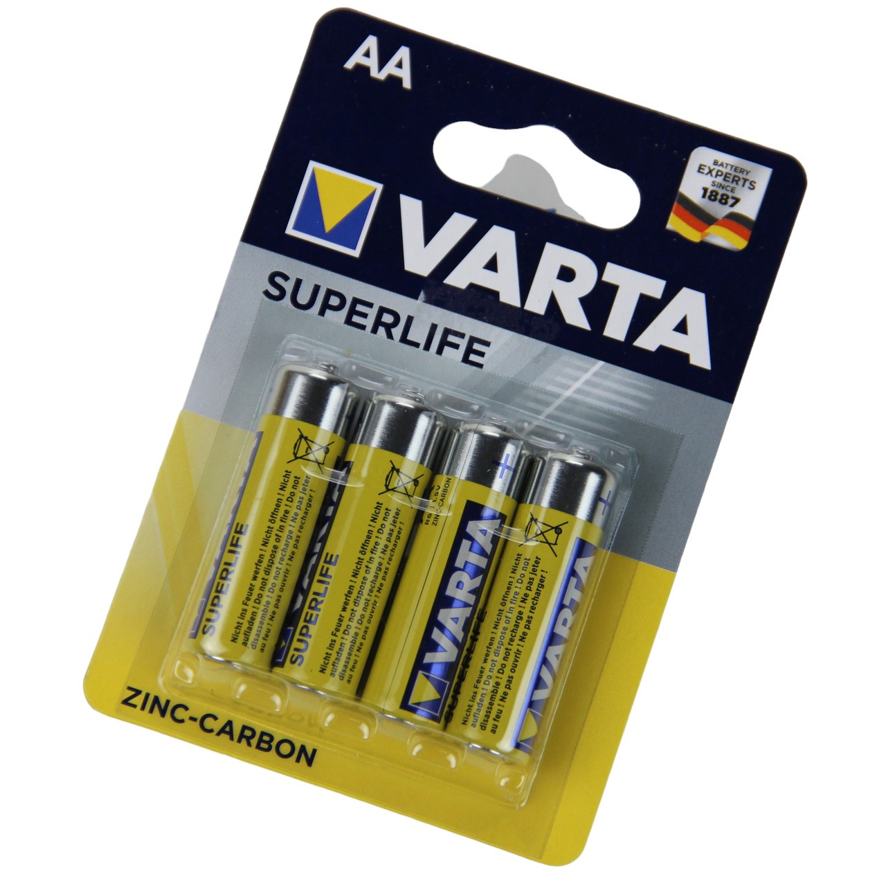 Батарейки Varta R6 сольова комплект 4 шт