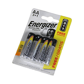 Батарейки Energizer Alkaline Plus LR6 лужна комплект 4 шт