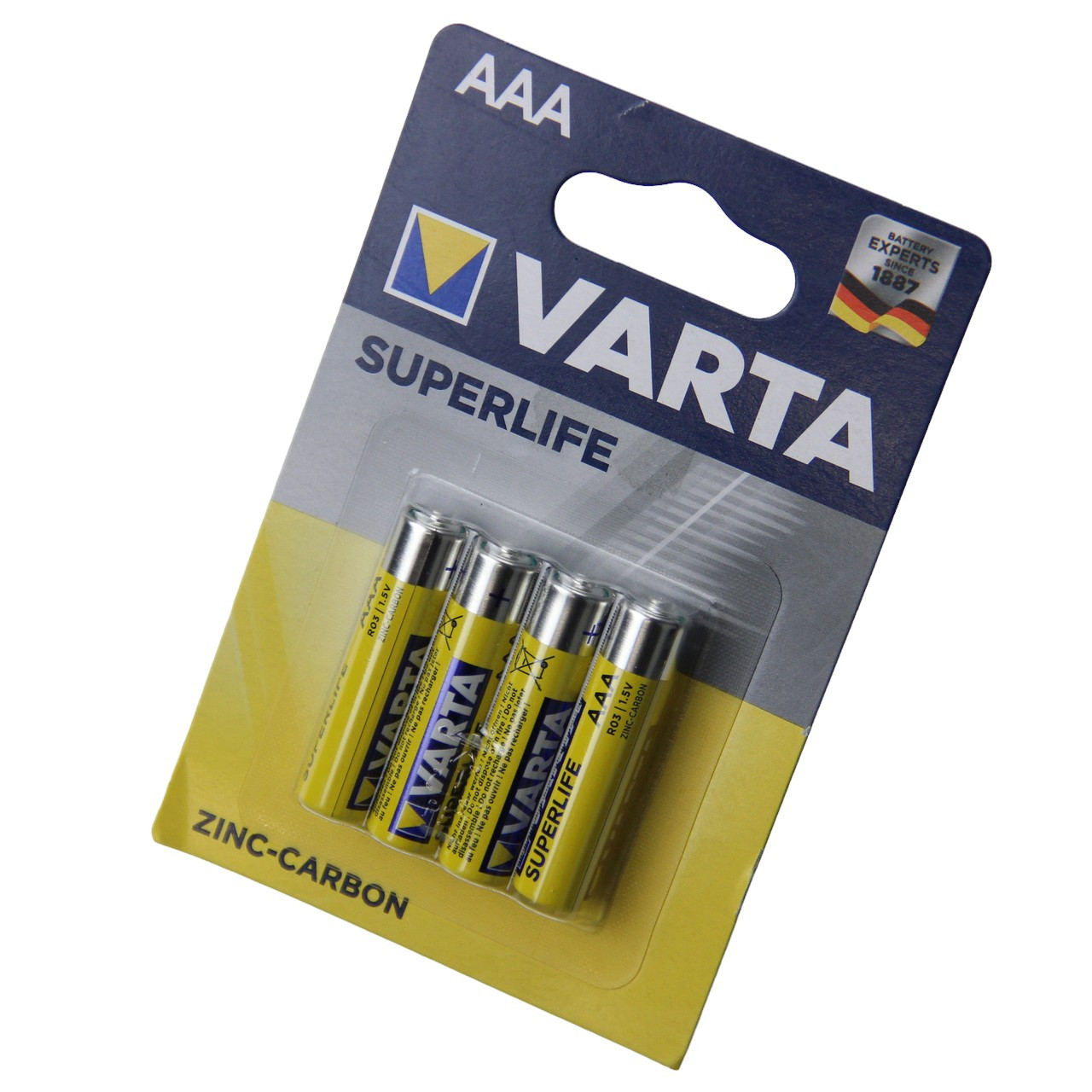 Батарейки Varta R3 сольова комплект 4 шт