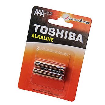Батарейки Toshiba Alkaline LR3 лужна комплект 2 шт