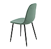 Зелений стілець Інтарсіо LUKE з металевими ніжками та тканинною оббивкою, фото 2