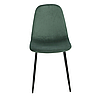 Зелений стілець Інтарсіо LUKE з металевими ніжками та тканинною оббивкою, фото 4
