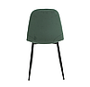 Зелений стілець Інтарсіо LUKE з металевими ніжками та тканинною оббивкою, фото 5