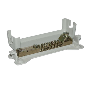 Шина нульова дворядна з кришкою 14х10/7