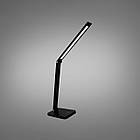 Настільна лампа світлодіодна сенсорна 6 Вт колір каркаса чорний D-967BK, фото 2