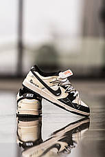 Чоловічі кросівки Nike Dunk Low Robinson Black White Beige ALL14558, фото 6
