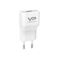 Блок питания СЗУ "Veron AD-19" быстрая зарядка с 1 USB входом, белый