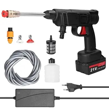 Мийка високого тиску акумуляторна Water Gun 1000W  для автомобіля