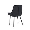 Чорний стілець Інтарсіо HUGO з металевими ніжками та оксамитовою оббивкою, фото 5