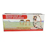 Масажер для шиї та плечей New Massager of Neck Kneading 2 роликовий з функцією обігріву 12V 24W, фото 5