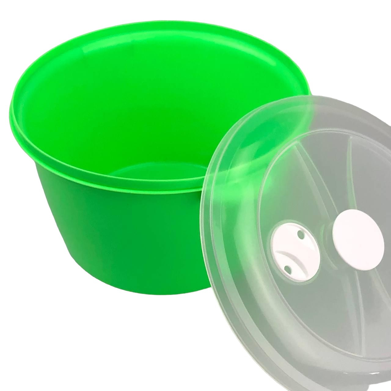 Каструлька для СВЧ печі з кришкою 2,5 л 20,5х14х23 см, фото 1