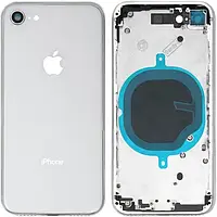 Корпус для iPhone 8, с держателем SIM-карты, с кнопками, белый, оригинал