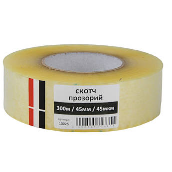 Скотч прозорий 300 м