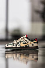 Чоловічі кросівки Nike Dunk Low x Stussy BMW M3 Beige Green Black ALL14559, фото 3