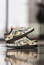 Чоловічі кросівки Nike Dunk Low x Stussy BMW M3 Beige Green Black ALL14559, фото 6