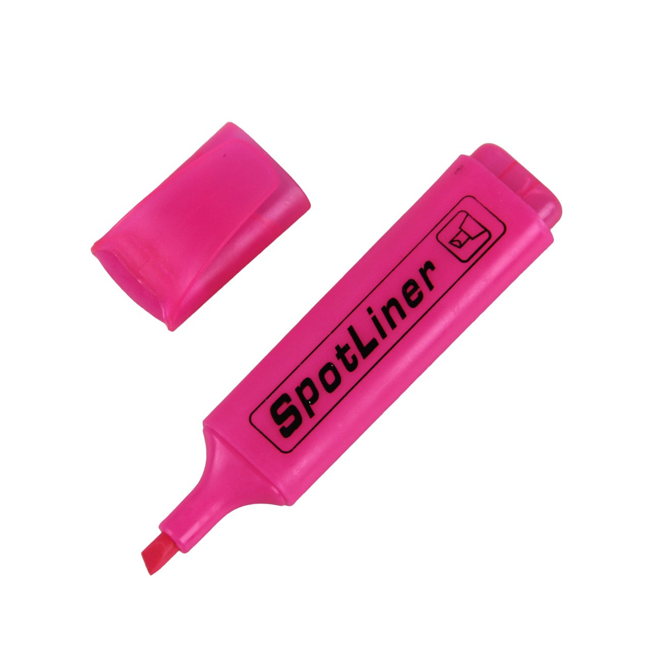 Маркер текстовий для нотаток малиновий, фото 1