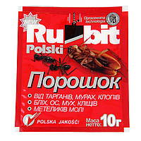 Порошок от тараканов, муравьев и моли Rubit Polski 10 г