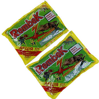 Готова приманка для боротьби з капустянкою, хрущем і мурахами Rembek 220 г мікрогранула