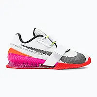 Кросівки для важкої атлетики Nike Romaleos 4 Olympic Colorway white/black/bright crimson Розмір 45.5