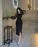 Ніжна, романтична, елегантна сукня з органзою, фото 2