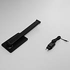 Настільна лампа світлодіодна сенсорна 8 Вт колір каркаса чорний D-195A BK charge, фото 2