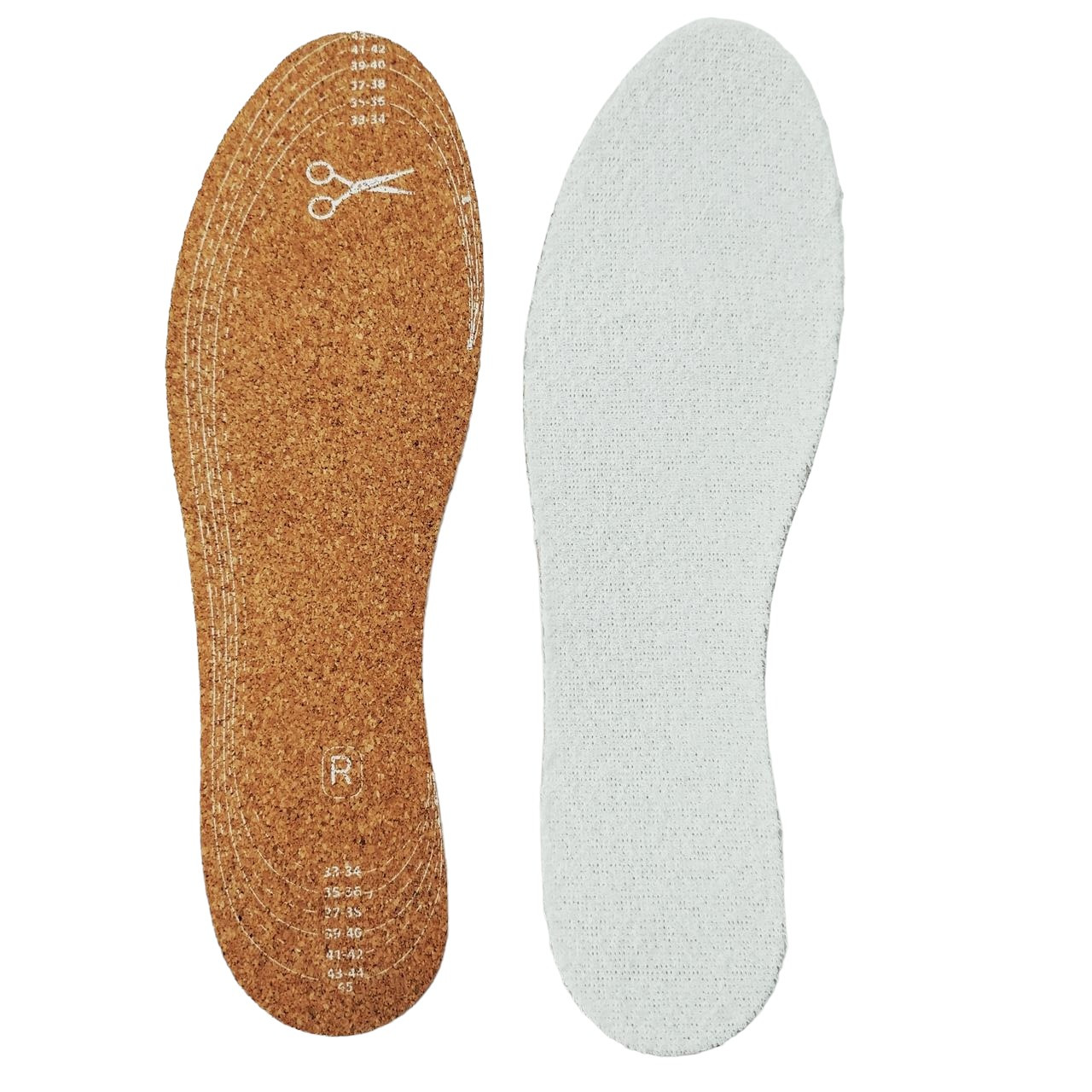 Устілки натуральна пробка Silver 35-45, фото 1