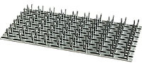 Пластина 72х210 мм зубчатая с шипами гвоздевая оцинкованная
