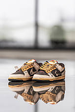 Чоловічі кросівки Nike Dunk Low x Stussy 40th Brown Grey Beige ALL14560, фото 4