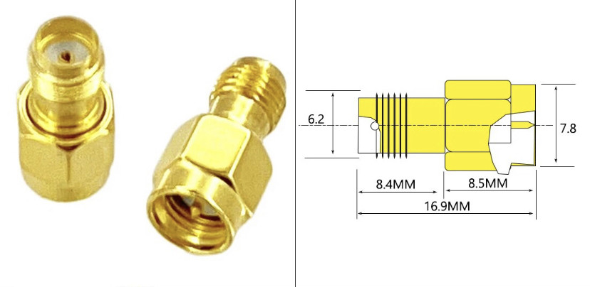 Авіаційний роз'єм 20 діаметр 15 контактів мама + папа
