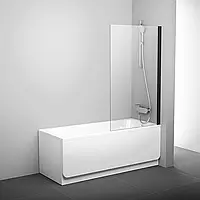 Шторка для ванни нерухома одноелементна PVS1-80 Transparent (79840300Z1), RAVAK