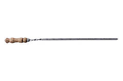 Шампур Сила - 720 x 12 x 3 мм плоский дерев'яна ручка