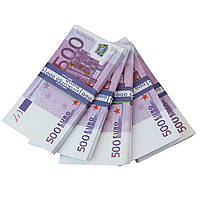 Сувенирные деньги 500 Евро 80шт