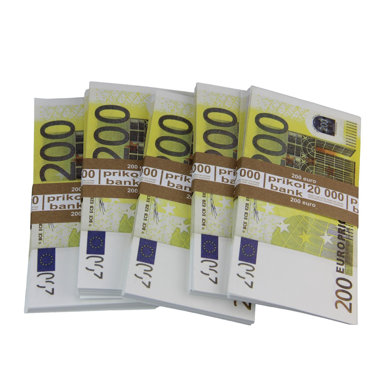 Сувенірні гроші 200 € Євро 80шт