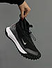Зимові Чоловічі Кросівки Nike ACG Mountain Fly Gore-Tex Black / Найк АСГ Маунтін Флай Гор Текс Чорні з Білим, фото 6