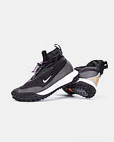 Зимові Чоловічі Кросівки Nike ACG Mountain Fly Gore-Tex Black / Найк АСГ Маунтін Флай Гор Текс Чорні з Білим, фото 4