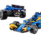 Конструктор велика спортивна машинка з амортизаторами та рухомими елементами 1348 деталей Довжина машини 48 см, фото 3