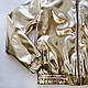 Вітровка шкіряна для дівчинки, на підкладці, золота, SmileTime Gold, фото 2