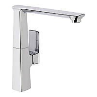 Смеситель для раковины Qtap Lodenice с поворотным изливом высокий QTLOD9031102FC Chrome Tyta - Есть Все