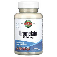 Бромелаин KAL "Bromelain" поддержка пищеварения и суставов, 1000 мг (90 таблеток)
