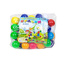Набір дитячий "Кульки" BAMSIC 0264, 65 шт, d-8 см